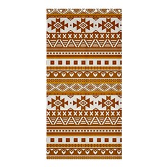 Fancy Tribal Borders Golden Shower Curtain 36  X 72  (stall)  by ImpressiveMoments