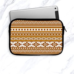 Fancy Tribal Borders Golden Apple Ipad Mini Zipper Cases