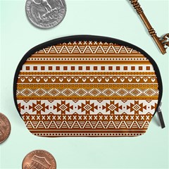 Fancy Tribal Borders Golden Accessory Pouches (large)  by ImpressiveMoments