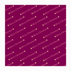 Merry Christmas,text,bordeaux Medium Glasses Cloth