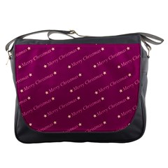 Merry Christmas,text,bordeaux Messenger Bags