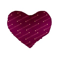 Merry Christmas,text,bordeaux Standard 16  Premium Heart Shape Cushions