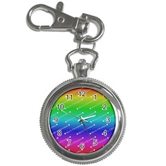 Merry Christmas,text,rainbow Key Chain Watches by ImpressiveMoments