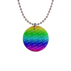 Merry Christmas,text,rainbow Button Necklaces