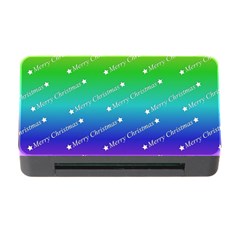 Merry Christmas,text,rainbow Memory Card Reader With Cf