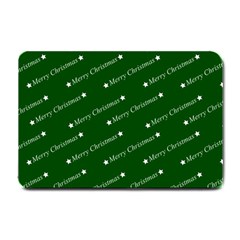 Merry Christmas,text,green Small Doormat 