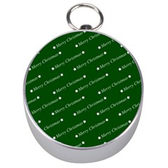 Merry Christmas,text,green Silver Compasses