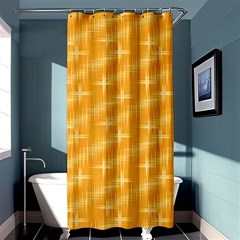 Many Stars, Golden Shower Curtain 36  X 72  (stall) 