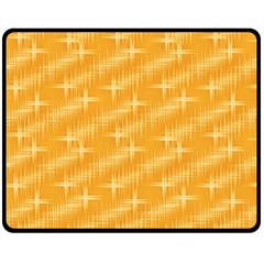 Many Stars, Golden Double Sided Fleece Blanket (medium) 