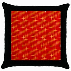 Many Stars,red Throw Pillow Cases (black)