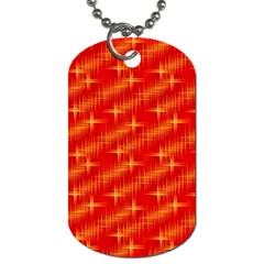 Many Stars,red Dog Tag (one Side)