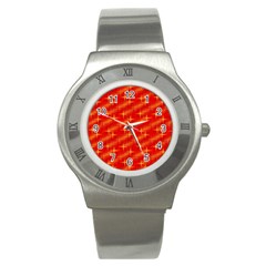 Many Stars,red Stainless Steel Watches