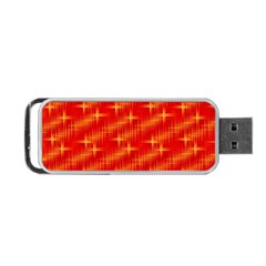 Many Stars,red Portable Usb Flash (one Side)