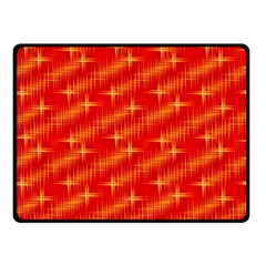 Many Stars,red Double Sided Fleece Blanket (small) 