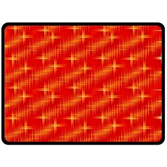 Many Stars,red Double Sided Fleece Blanket (large) 