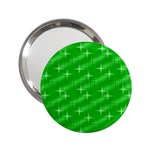 Many Stars, Neon Green 2.25  Handbag Mirrors Front