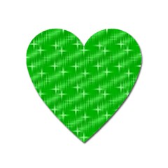 Many Stars, Neon Green Heart Magnet