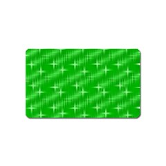 Many Stars, Neon Green Magnet (name Card)