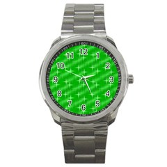 Many Stars, Neon Green Sport Metal Watches