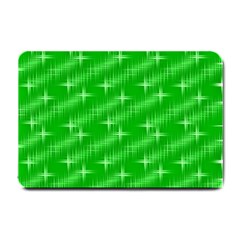 Many Stars, Neon Green Small Doormat  by ImpressiveMoments