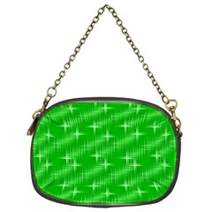 Many Stars, Neon Green Chain Purses (one Side) 