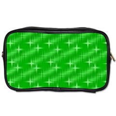 Many Stars, Neon Green Toiletries Bags 2-side