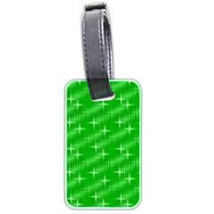 Many Stars, Neon Green Luggage Tags (two Sides) by ImpressiveMoments