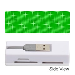 Many Stars, Neon Green Memory Card Reader (stick) 