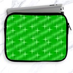 Many Stars, Neon Green Apple iPad 2/3/4 Zipper Cases Front