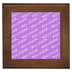 Many Stars, Lilac Framed Tiles