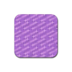 Many Stars, Lilac Rubber Coaster (square) 