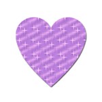 Many Stars, Lilac Heart Magnet Front