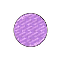 Many Stars, Lilac Hat Clip Ball Marker (10 Pack)