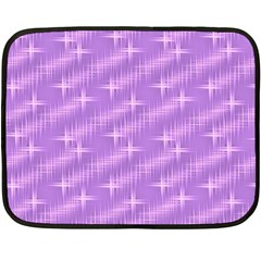 Many Stars, Lilac Double Sided Fleece Blanket (mini) 