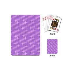 Many Stars, Lilac Playing Cards (mini) 