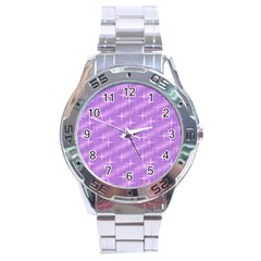 Many Stars, Lilac Stainless Steel Men s Watch