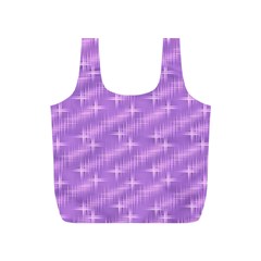 Many Stars, Lilac Full Print Recycle Bags (s)  by ImpressiveMoments