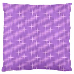 Many Stars, Lilac Large Flano Cushion Cases (one Side) 