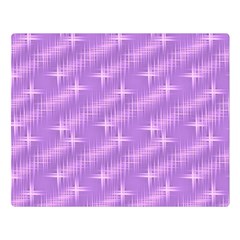 Many Stars, Lilac Double Sided Flano Blanket (large) 