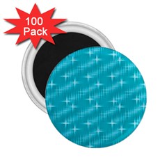 Many Stars,aqua 2 25  Magnets (100 Pack) 