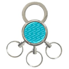 Many Stars,aqua 3-ring Key Chains by ImpressiveMoments