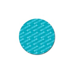 Many Stars,aqua Golf Ball Marker (4 Pack)