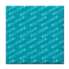 Many Stars,aqua Face Towel