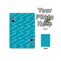 Many Stars,aqua Playing Cards 54 (mini) 