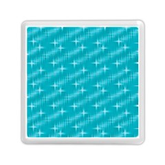 Many Stars,aqua Memory Card Reader (square) 