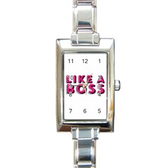 Like A Boss  Rectangle Italian Charm Watches