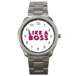 Like A Boss  Sport Metal Watches Front