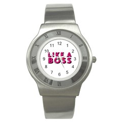 Like A Boss  Stainless Steel Watches