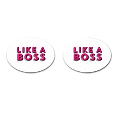 Like A Boss  Cufflinks (Oval)