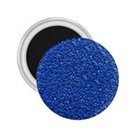 Sparkling Glitter Blue 2.25  Magnets Front